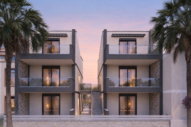 Anastasia Residence elevation at dawn