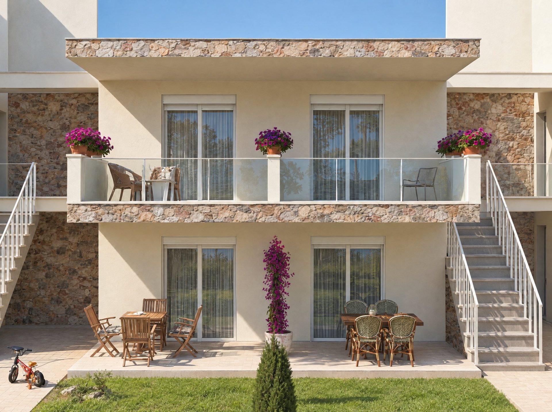 Galini Gardens exterior at afternoon