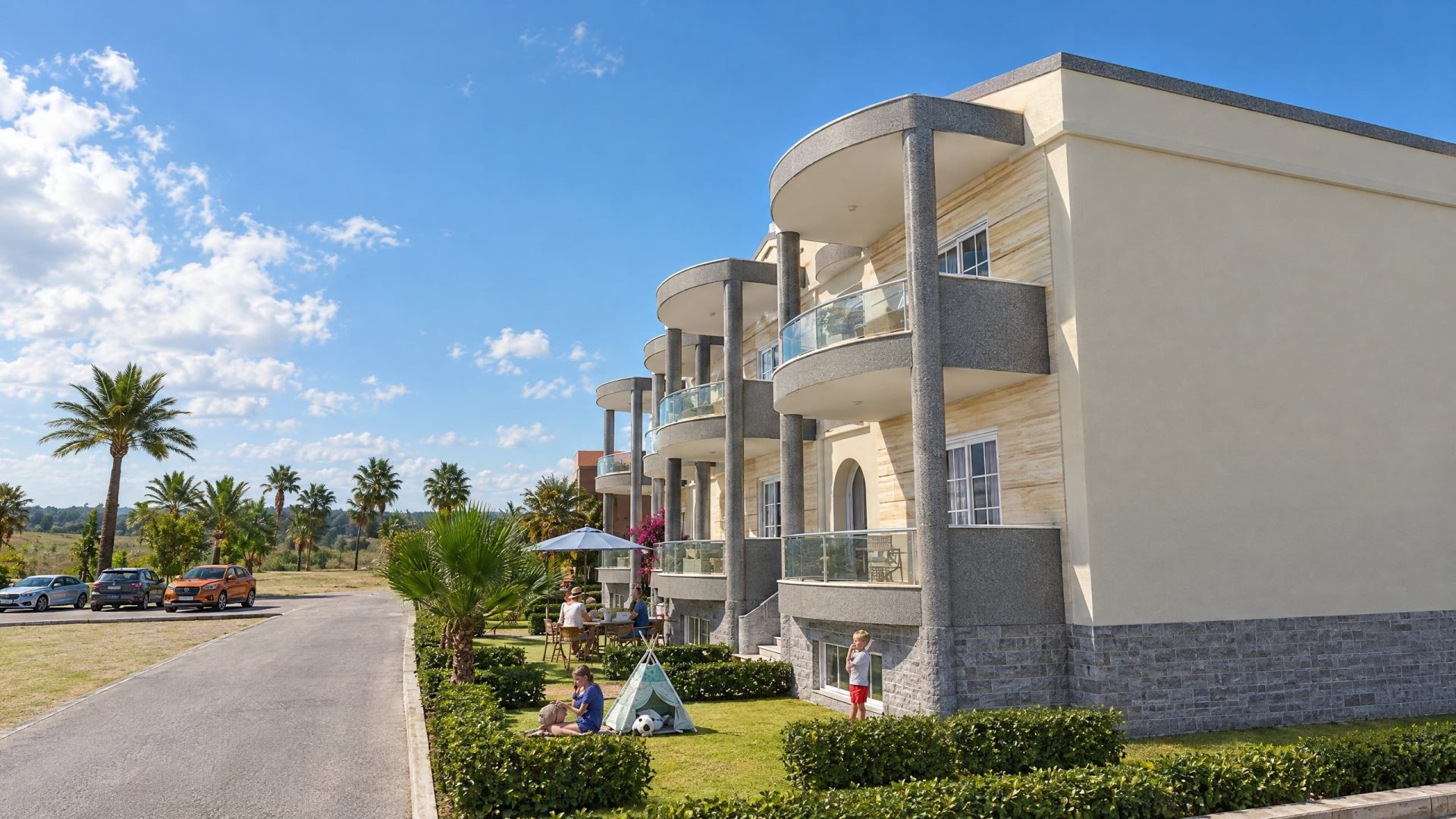 Gerakini Residence exterior at afternoon