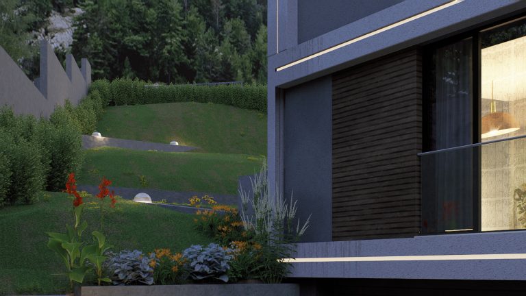 Hill Gardens – μελέτη φωτισμού και περιβάλλοντος χώρου
