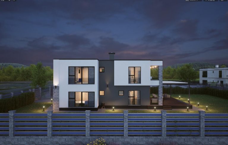Kostinbrod Residence design exploration render 12