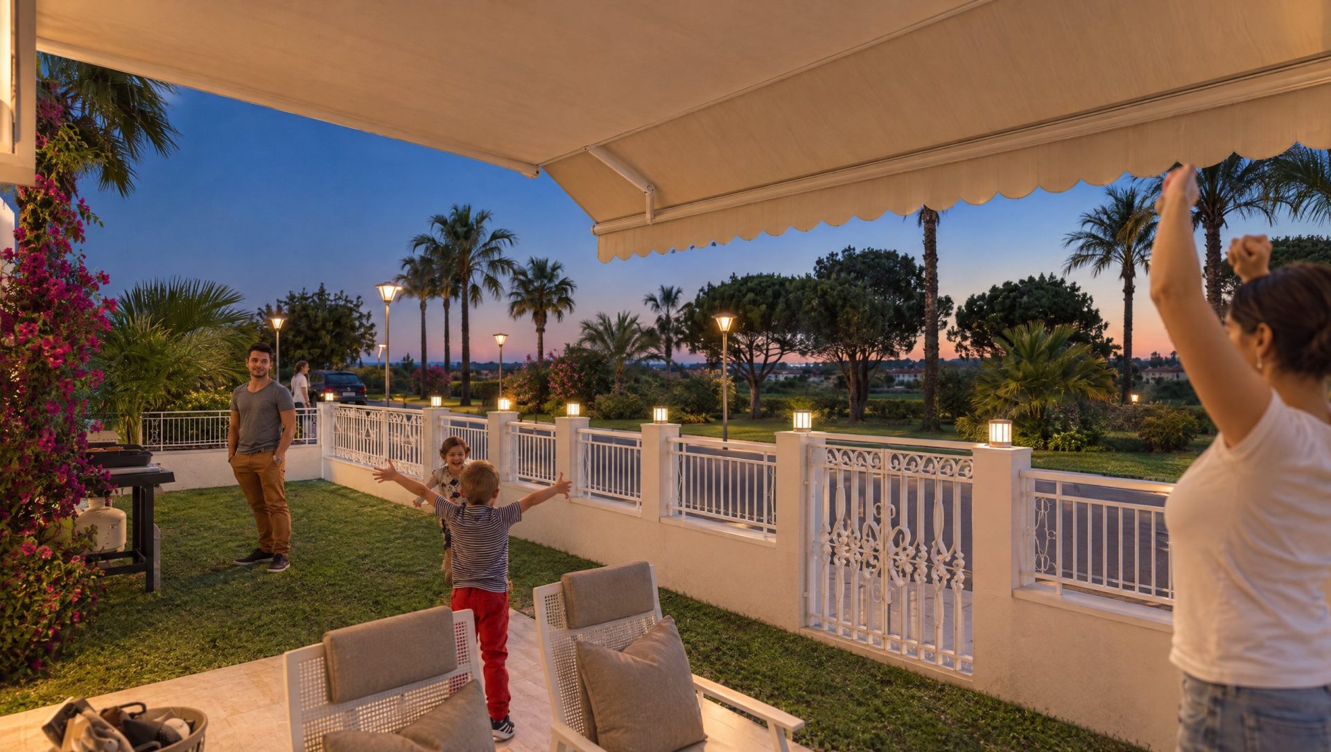 Maya Residence – екстериор в синия час