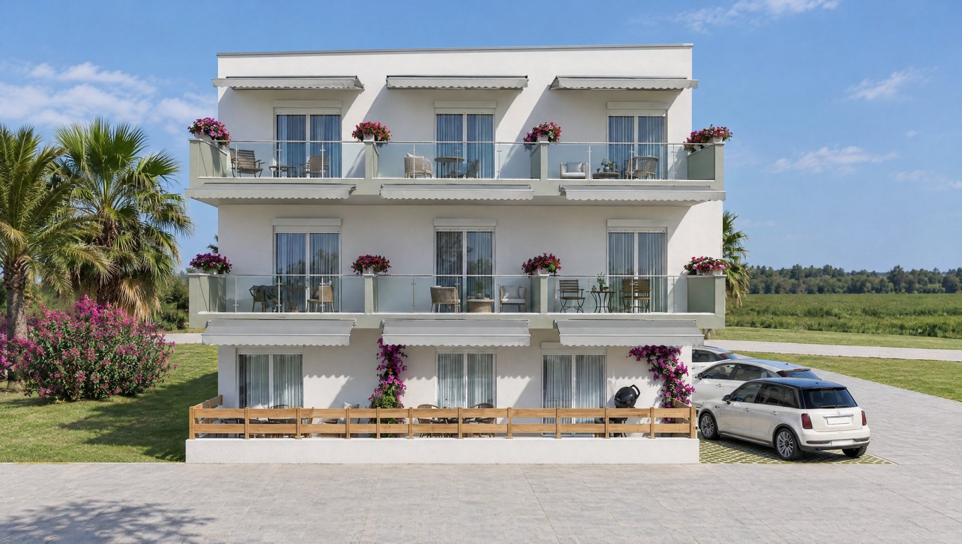 Nika Residence exterior at afternoon