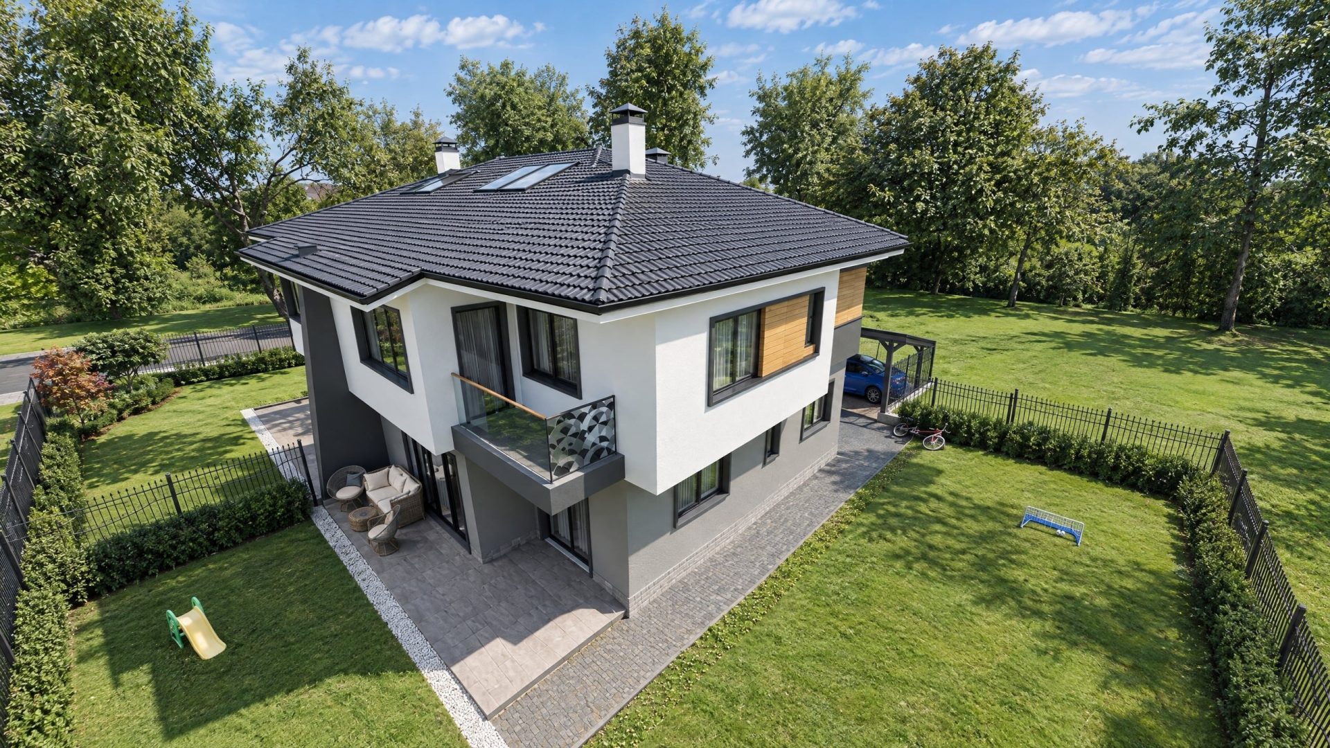 Novi Han House exterior at afternoon