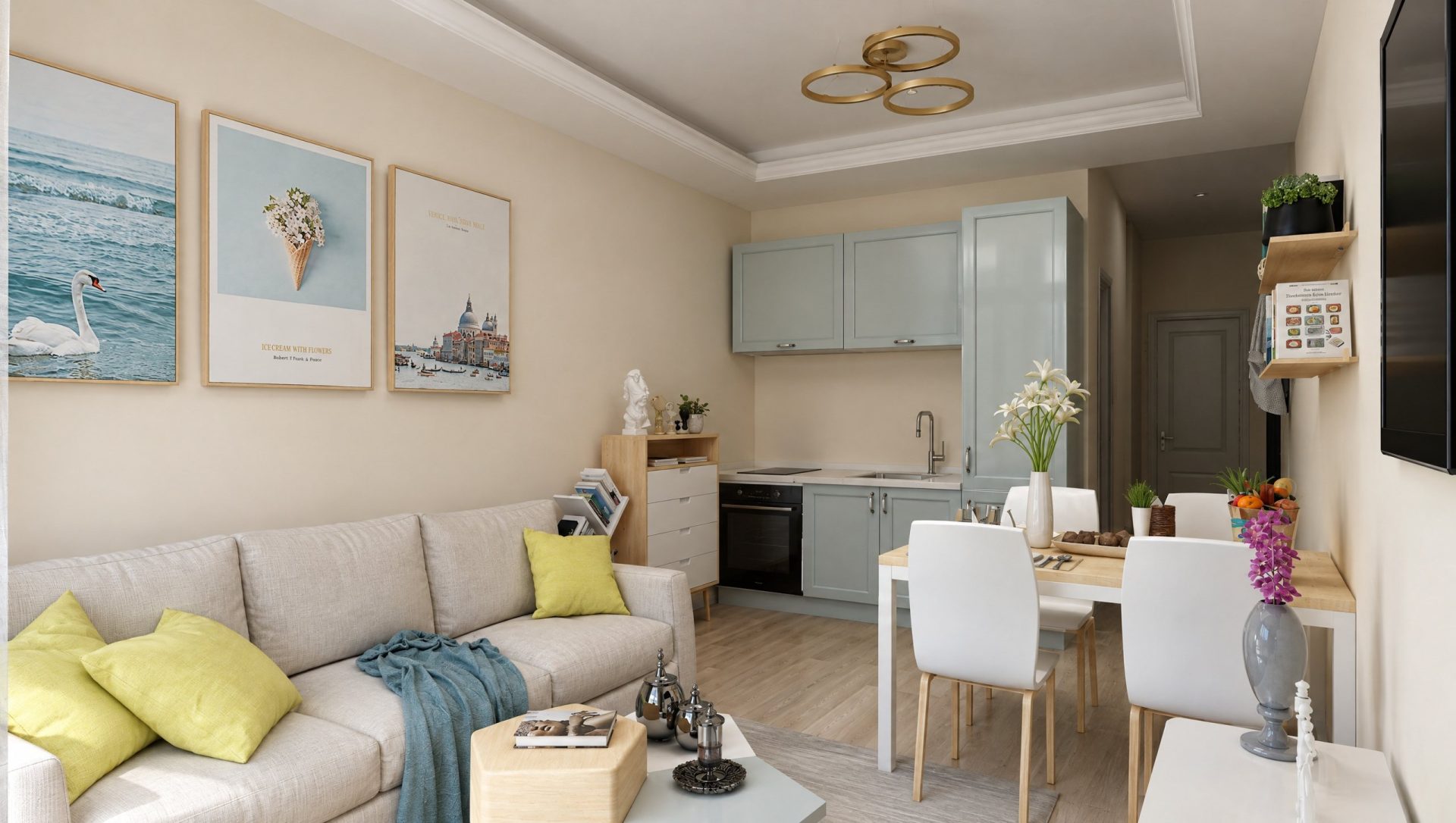 Sia Residence interior in daylight