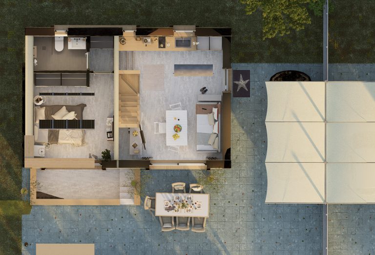 Toroni Gardens render